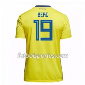 Camisetas Suecia Berg 19 Primera Equipacion Mundial 2018